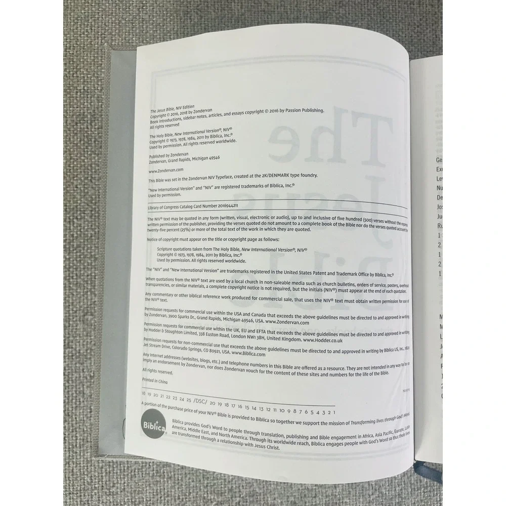 Zondervan jesus bible